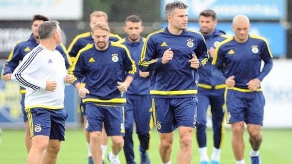 Fenerbahçe antrenmanına damga vurdular