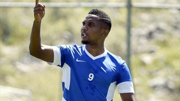 Antalyaspor antrenmanında Eto'o şov