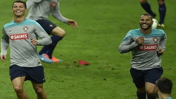 Quaresma ile Ronaldo'nun frikik idmanı
