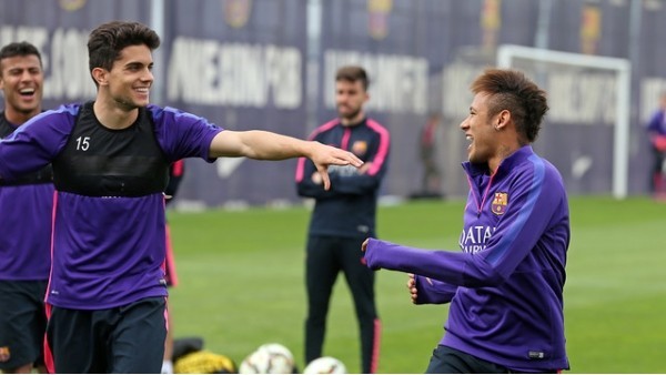 Barcelona'lı Futbolculardan Keyifli İdman