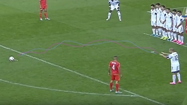 İsrailli futbolcudan ilginç hareket!