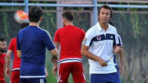 Bülent Korkmaz ile ilk antrenmanına çıktı