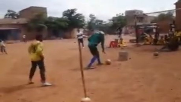 Böyle kaleci antrenmanı görülmedi