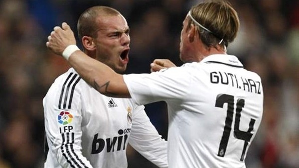 Sneijder'in Atletico Madrid'e attığı gol