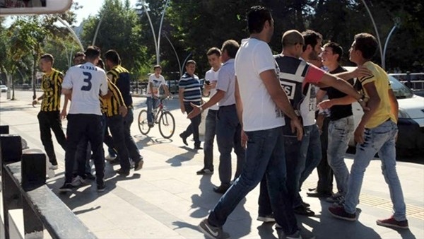 Tokatspor-Ankaragücü maçından önce kavga