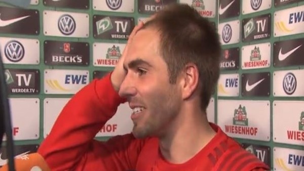 Lahm ve Müller'in röportajında davetsiz misafir!