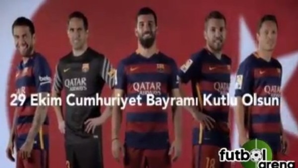 Barcelona'dan 29 Ekim için özel video