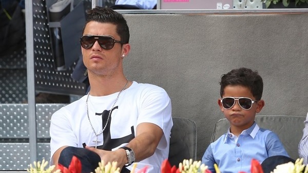 Ronaldo'nun oğlundan şok hareket