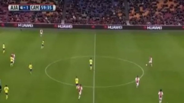 Ajax'tan 19 pas sonunda gelen gol