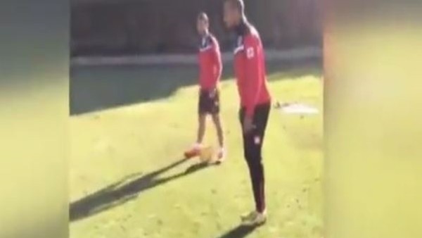 Gençlerbirliği antrenmanında olağanüstü gol