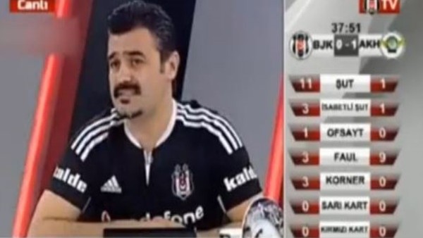 BJK TV Spikeri: 'Kaç defa sıçrar bu çekirgeler'