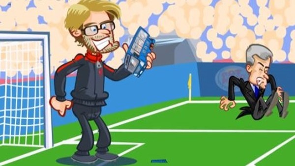 Mourihno ve Klopp aynı animasyonda