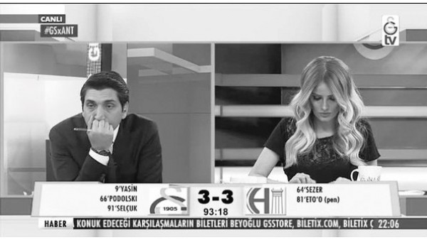 Maç 3-3 oldu GS TV spikeri çıldırdı