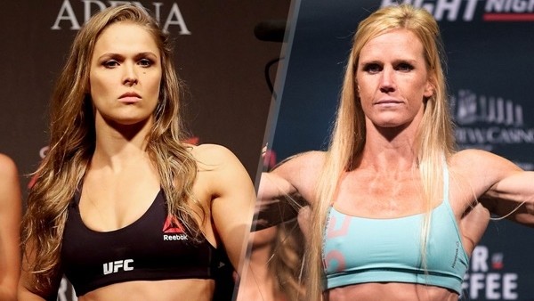 Holly Holm, Ronda Rousey'i nakavt etti