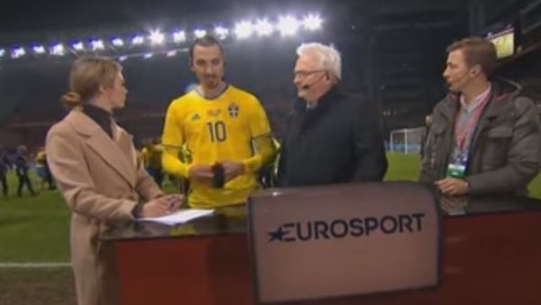 Zlatan Ibrahimovic'e röportaj yaptırmadılar