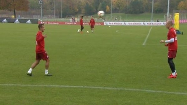 Rafinha ve Robben'den futbol şov!