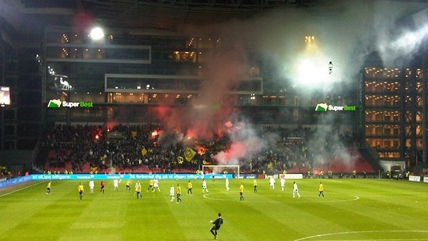 Brondby taraftarı büyüledi