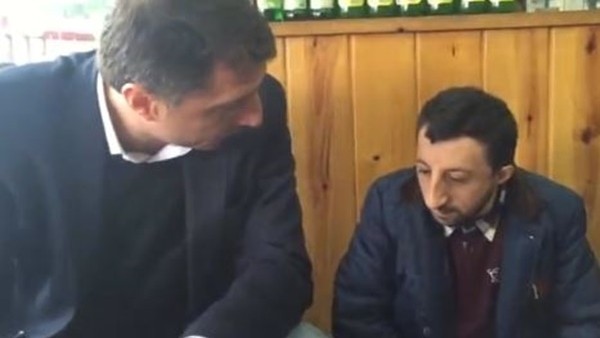 Şota Arveladze ile internet fenomeni Köksal Baba buluştu