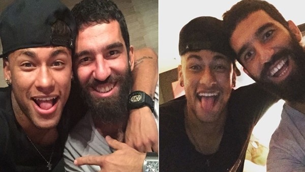 Neymar'la Arda Turan kapıştı
