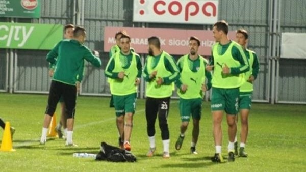 Bursaspor, Akhisar Belediyespor maçı hazırlıklarını sürdürdü