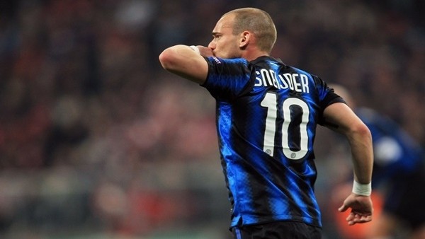 Sneijder'in Lazio'ya  attığı nefis frikik golü