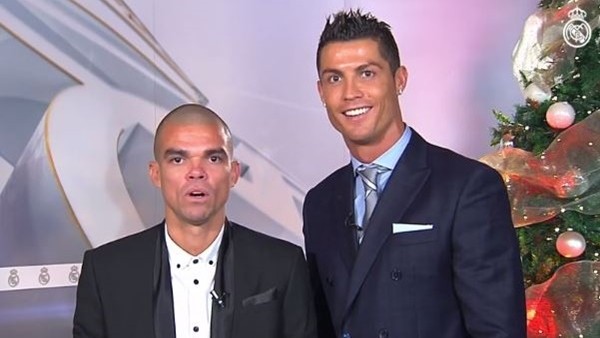 Ronaldo ve Pepe'den yeni yıl kutlaması
