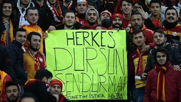 Galatasaray taraftarından özel beste