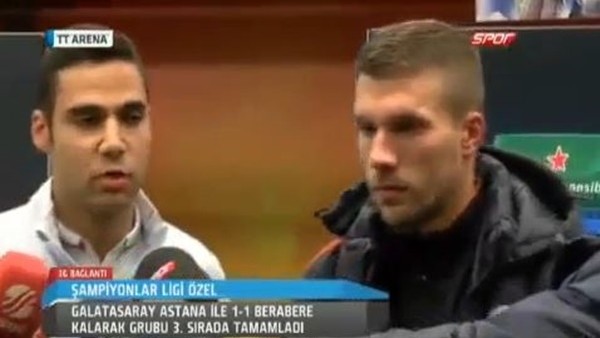 Podolski'den Astana maçı sonrası özeleştiri