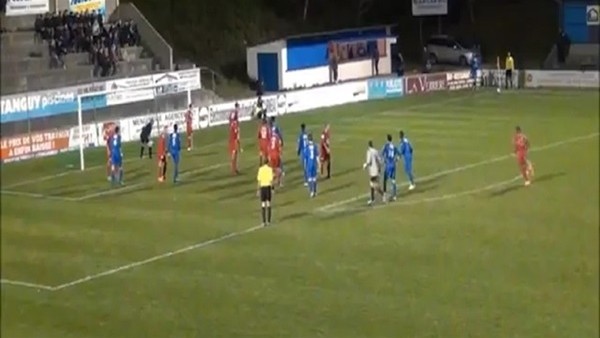 Fransa'da rakibi çıldırtan gol