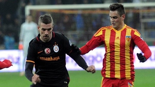 Kayserispor 1-1 Galatasaray - Maç Özeti (27.12.2015)