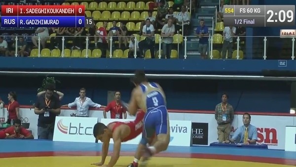 Güreşte inanılmaz teknik