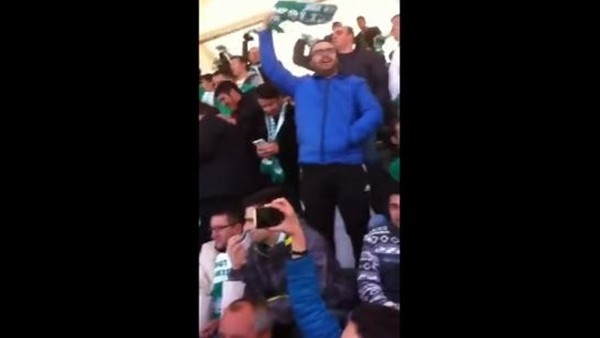 Kırklarelispor taraftarından atkı şov