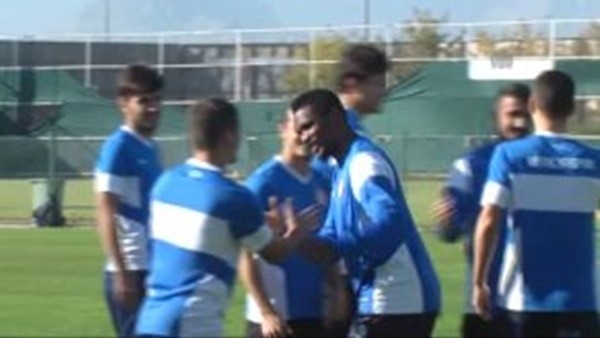 Baba Eto'o takımını Mersin İdmanyurdu maçına hazırlıyor