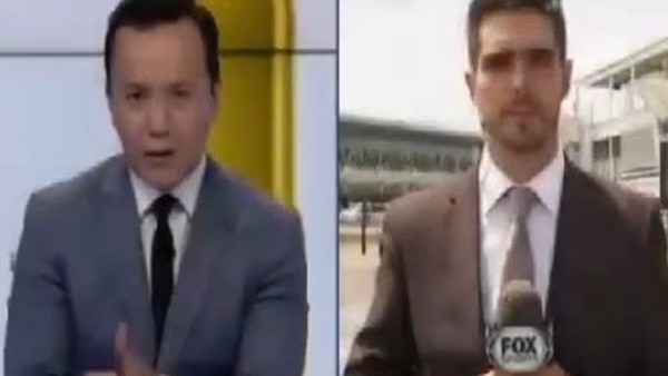 Canlı yayında hayatının şokunu yaşadı