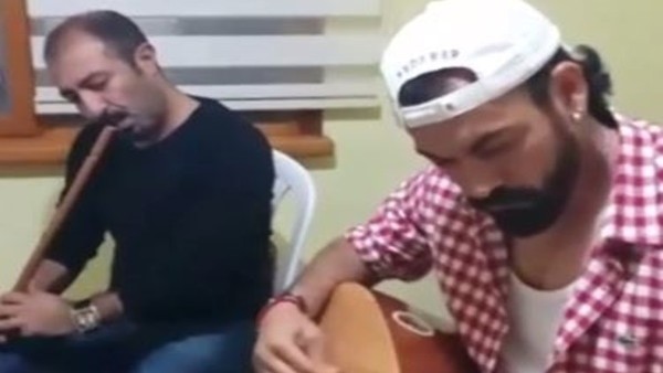 Servet Çetin ve saz arkadaşları!