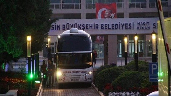 Mersin İdmanyurdu kafilesi Bursa'ya gitti