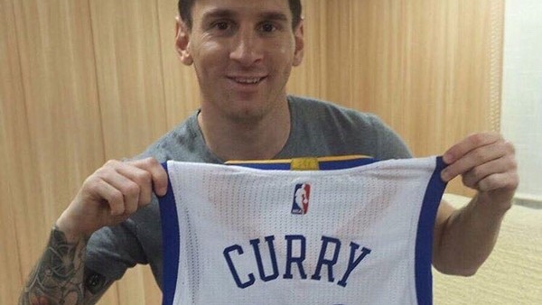 Stephen Curry'den Messi'ye özel kutlama!