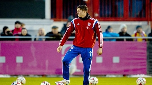 Lewandowski antrenmanda döktürdü