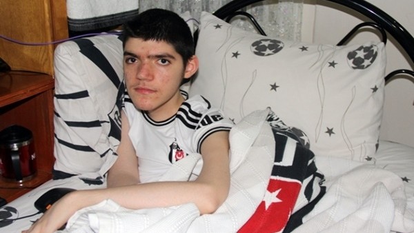 En büyük hayali Beşiktaşlı futbolcularla tanışmak