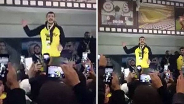 Ahmet Parlak Fenerbahçeli taraftarları coşturdu