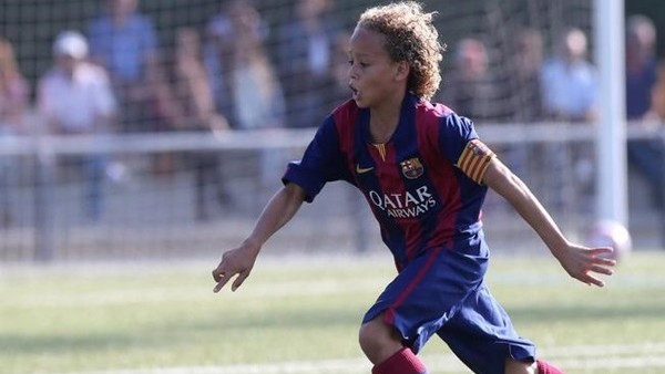 Barcelona'nın minik yeteneği Xavi Simons