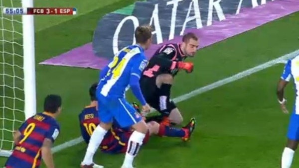 Messi'ye şok hareket