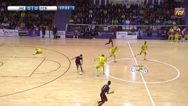 Barcelona futsal takımı şov yaptı!