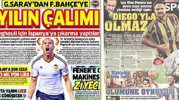 Gazetelerde günün manşetleri (2 Ocak 2016)