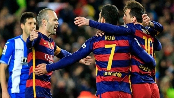 Barcelona 4-1 Espanyol - Maç Özeti (6.01.2016)
