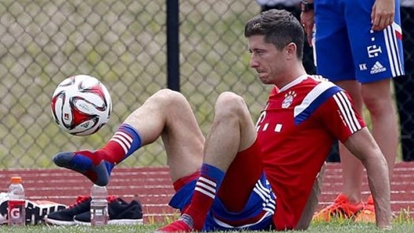 Robert Lewandowski'nin canı sıkılırsa!