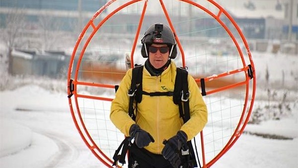 Paramotorla Kayak Yapan Çılgın Adam Konuştu