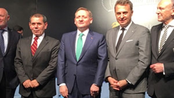 Fikret Orman ve Dursun Özbek'in karşılıklı iltifatları