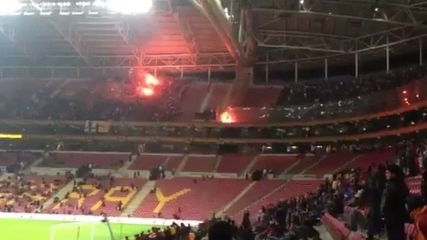 TT Arena'da yangın çıktı