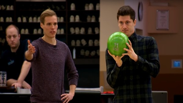 Lewandowski'nin bowling keyfi